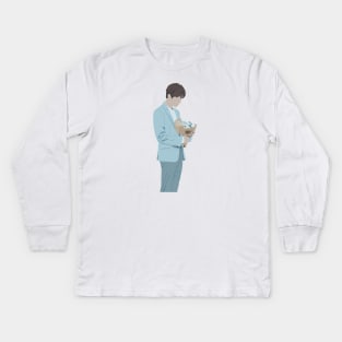 Jin – Love Yourself Poster Kids Long Sleeve T-Shirt